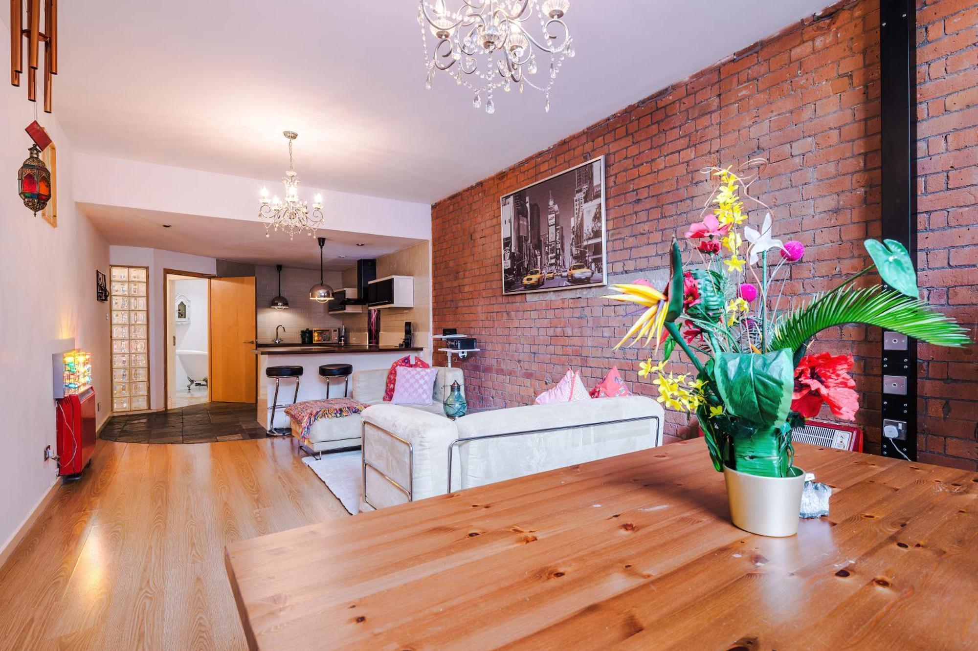 Central Northern Quarter Two Bedroom Apartment Manchester Buitenkant foto